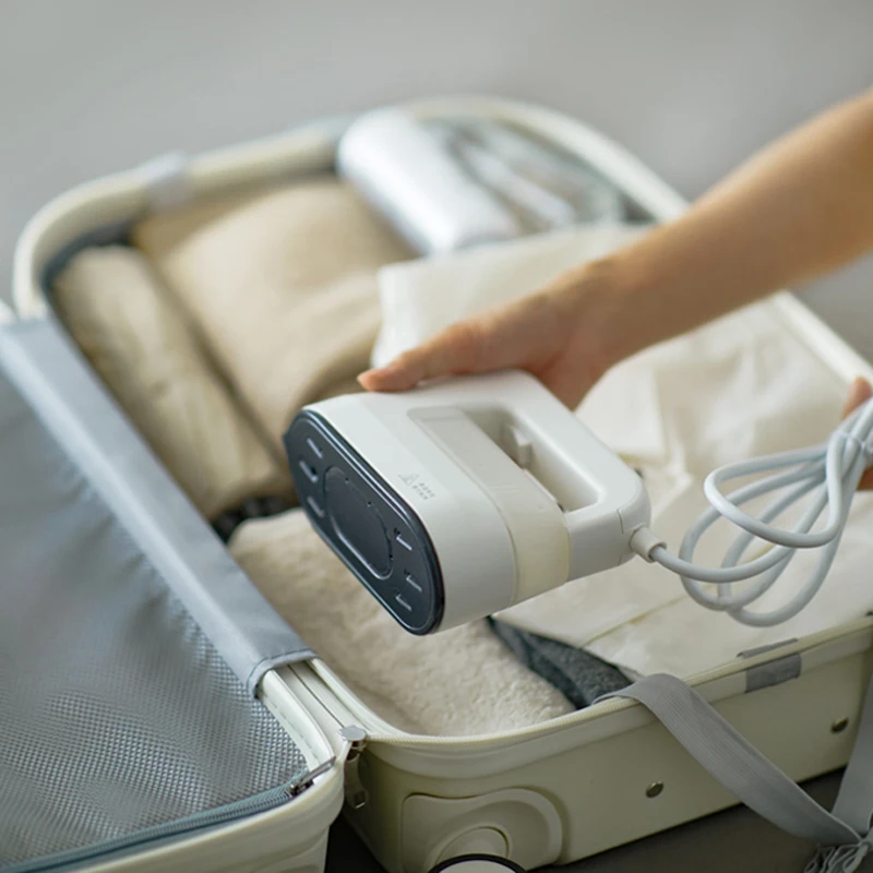 Mini Handheld Steam Iron Electric Garment Steamer Hanging Machine Portable Travel Clothes Ironing Machine 1100W 8 Holes Steam 22