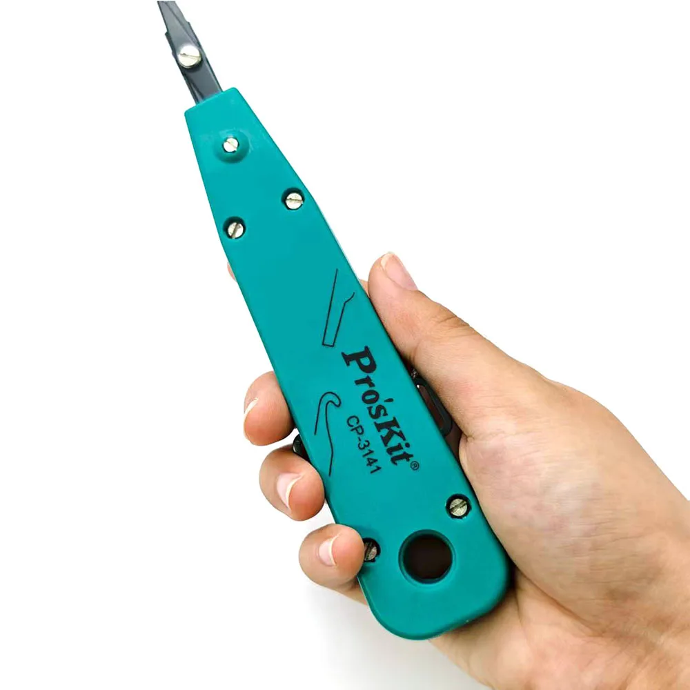 CP-3141 Telephone Network Module Wiring Knife 110 Terminal Board Crimping Tool Network Kit