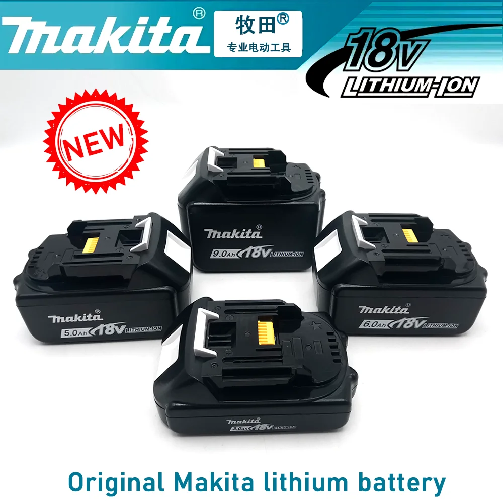 

BL1860 18650 Rechargeable Battery 18V 3.0Ah~9.0Ah Lithium ion Makita 18v Battery BL1840 BL1850 BL1830 BL1860B LXT Power Tool