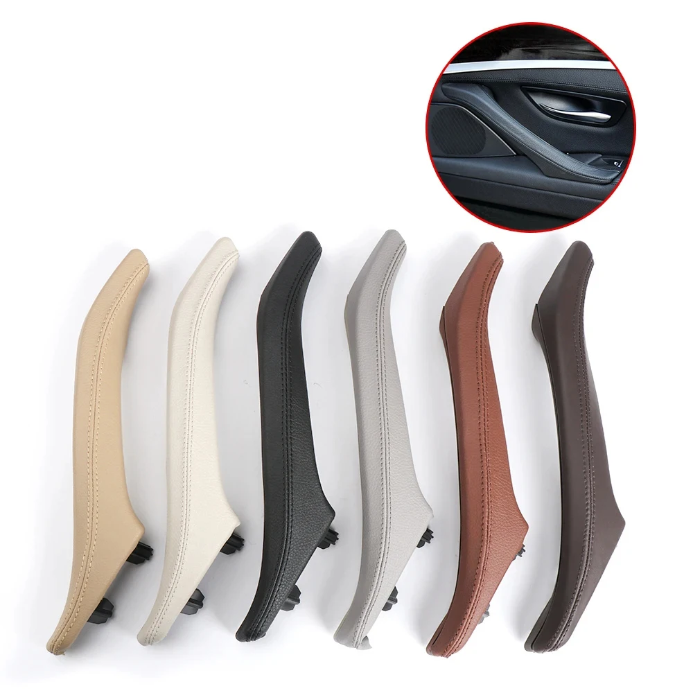 Car Interior Passenger Door Leather Handle Assembly For BMW 5 Series F10 F11 F18 520i 523i 525i 528i 535i Black Beige