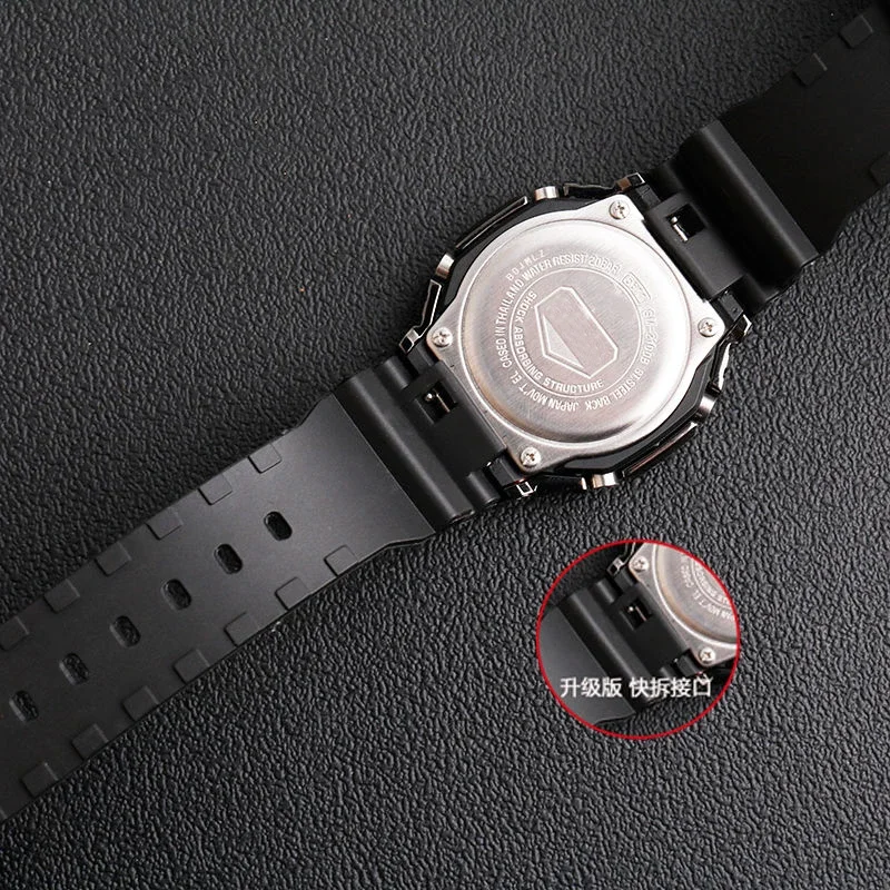 ل كاسيو G-Shock GM-2100 GM-S2100 GA-2100 GM-5600/GA5600 حزام ساعة سيليكون الرجال الرياضة سوار مقاوم للماء 16 مللي متر