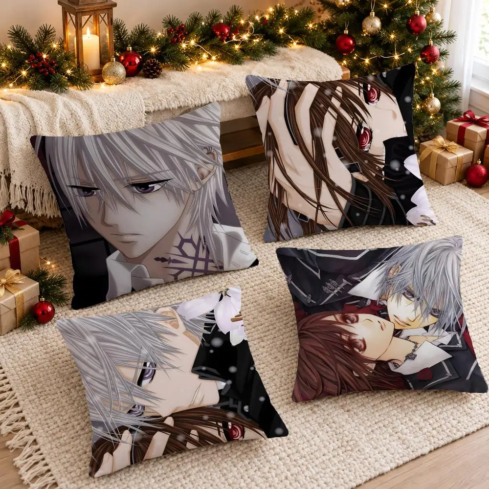 Gothic Elegant Vampire Knight Cushion Cover Sofa Living Room Home Decor Invisible Zipper Anti-dustmite Shell