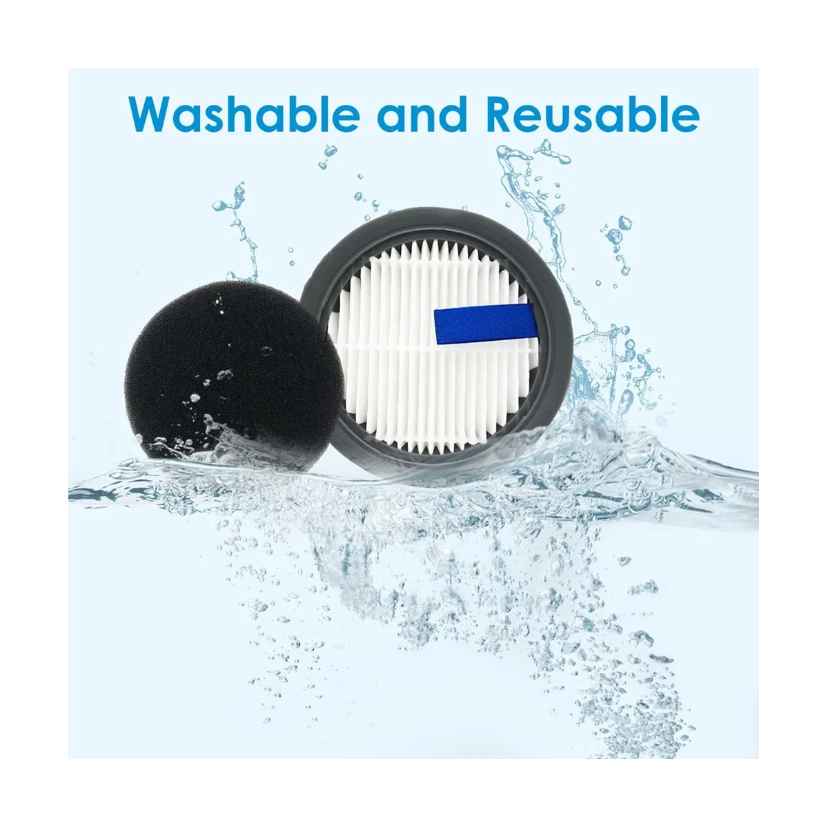 Filtro HEPA para aspiradora inalámbrica, 4 piezas, para A200PRO/A200, B08/C10A/C10G, para S12 S25 Series