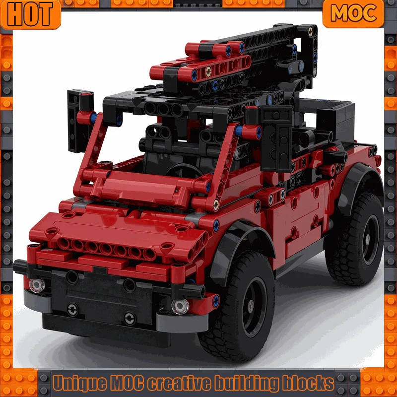 763PCS Innovative Service Truck Utility Vehicle Model Building Blocks City Engineering Custom Puzzle DIY Assembly Gift For Boys