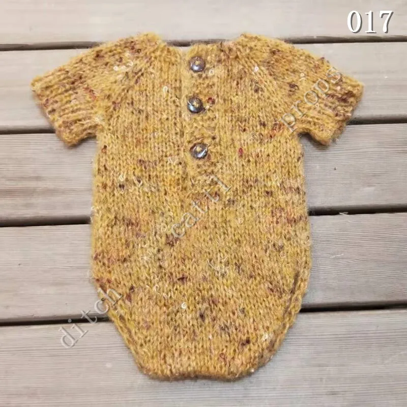 

Newborn Photography Props Handmade Knitted jumpsuit Studio Clothing