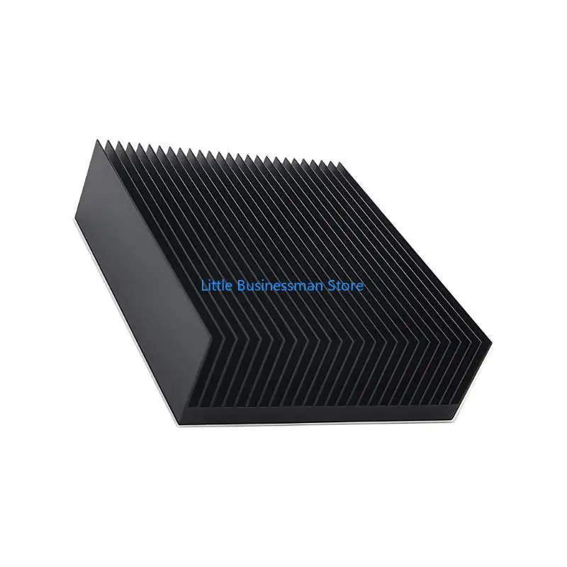 Platinenkühlung, Aluminium-Kühlkörper, 90 x 80 x 27 mm, passiver AL6063-Block für elektronische Reparatur und Geräteservice M76A – Detail 3