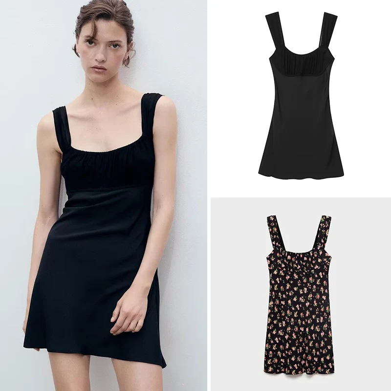 

Новое поступление лета, женская одежда трапециевидной формы Dr с цветочным принтом, этнический сценический костюм, летняя коллекция 20–50 лет, 2025 г.