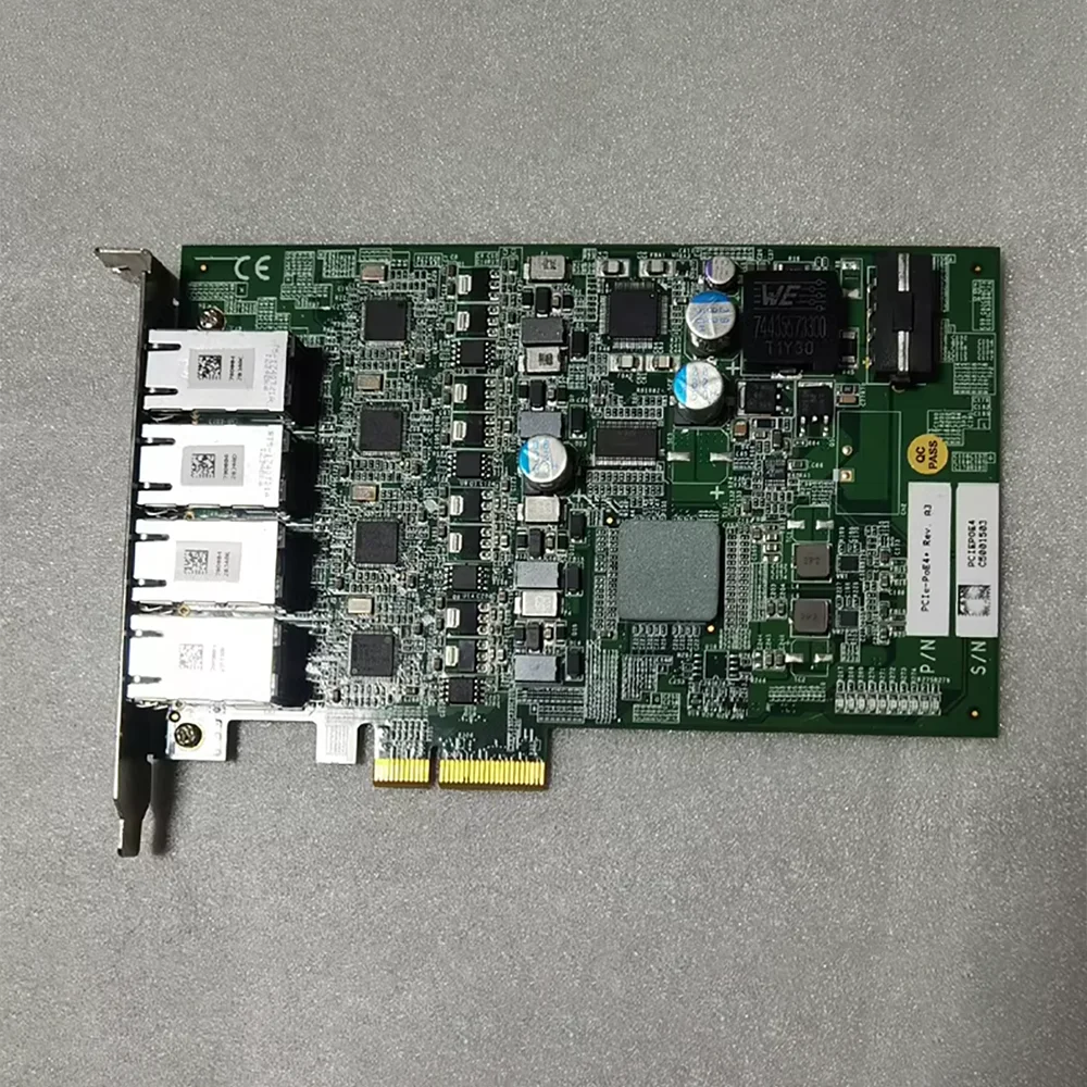 For ADVANTECH Industrial camera capture card PCIe-PoE4+Rev.A3