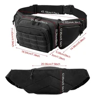 Outdoor Mountaineering Leisure Waist Bag Running Sports Multi functional Bag Cycling Bag Multi functional Tool Shoulder Training 2