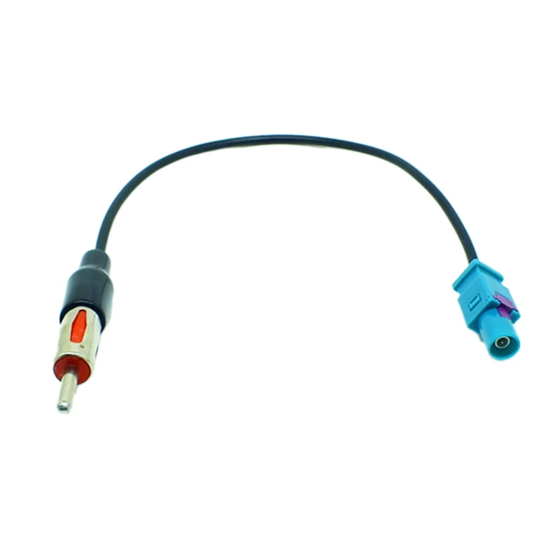 AEF2-Universal Fakra إلى DIN محول هوائي راديو ستيريو للسيارة محول هوائي الصاري #2