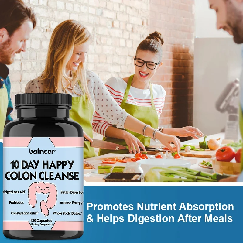 Balincer 10 Day Colon Cleanse, Advanced Gut Cleanse Detox for Women & Men with Milk Thistle, Dandelion Root, Probiotics, Non-GMO