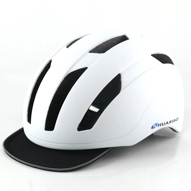 

Urban Commuter Cycling Helmet with Detachable Brim Integrally-molded Bicycle Helmet MTB Bike Scooter Electric Safety Helmets cap