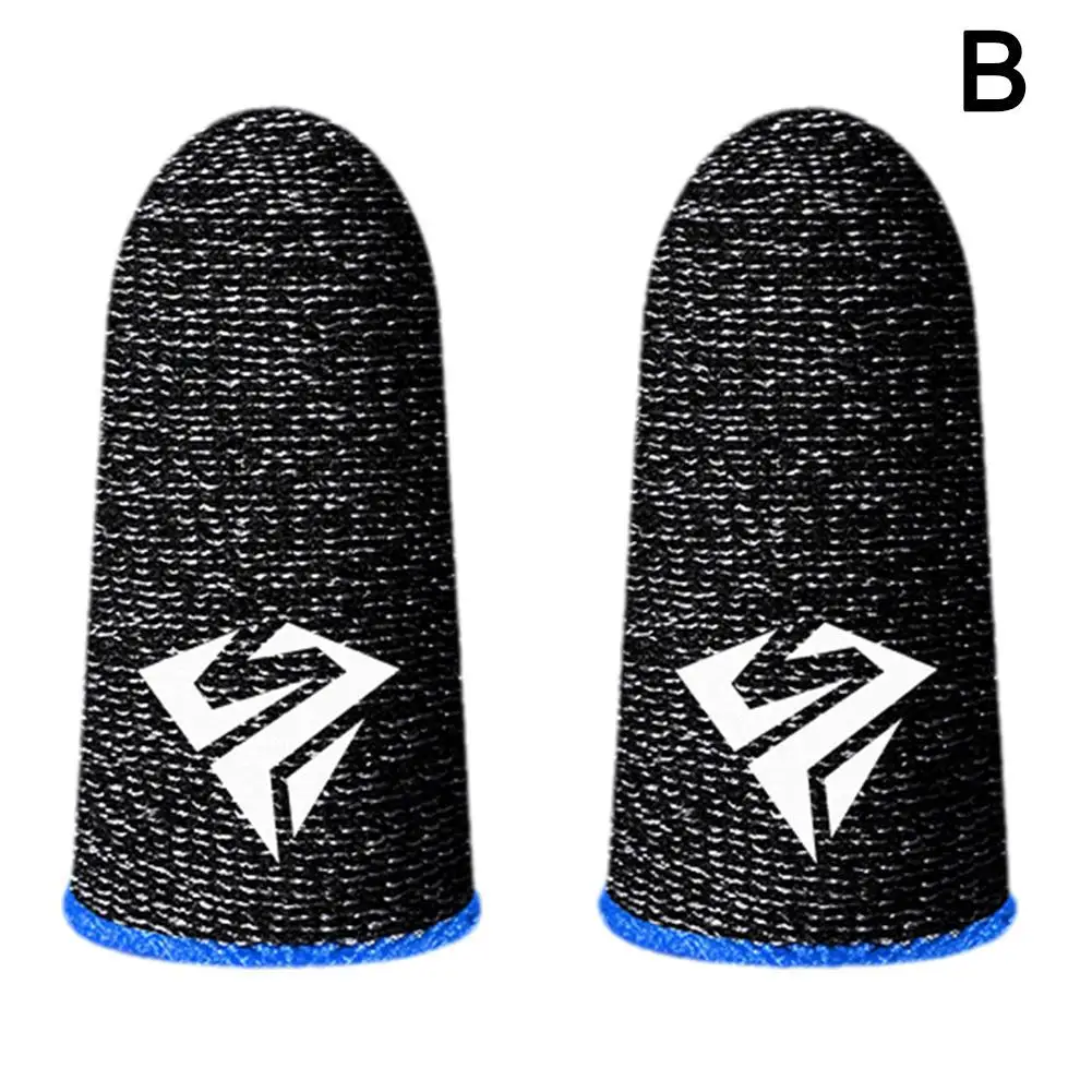 2 stücke Handy-Spiel Fingertip Handschuhe Für PUBG Gamer Schweißfest Anti-slip Touchscreen Finger Sleeve Atmungs Gaming Finger abdeckung – Detail 19