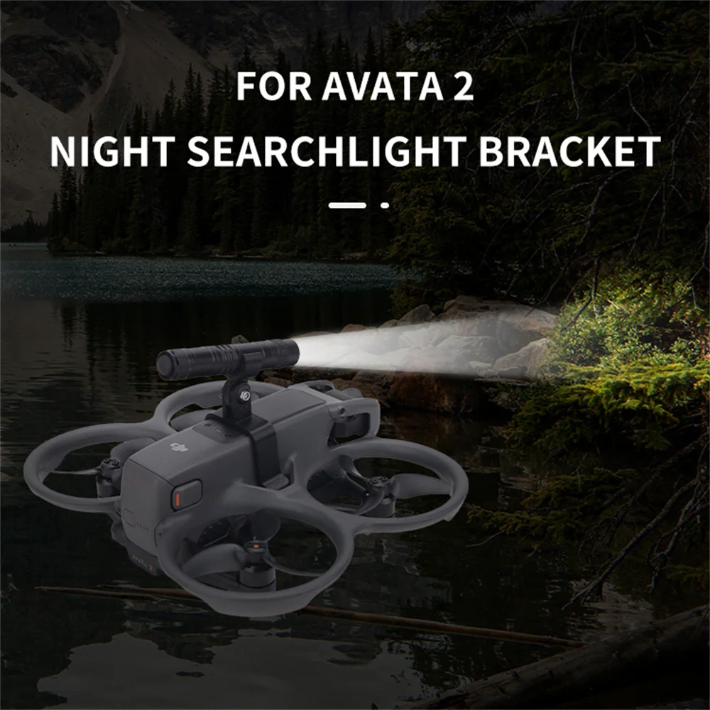 Avata 2 Drone Night Flight Light with Holder Mount Dron LED Lights Headlight Flash Lamp Kit for DJI Avata 2 Accessories