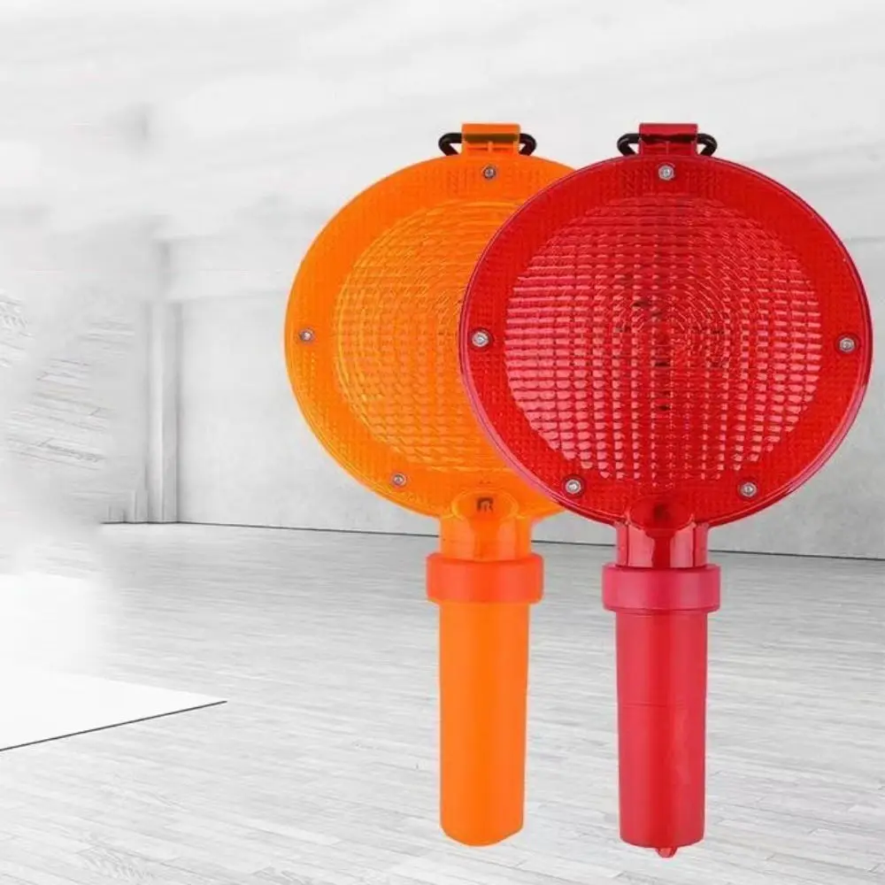 

Waterproof Handheld LED Barricade Light with Hanging Ring LED Light Source Traffic Safety Light Strobe Function High Visibility