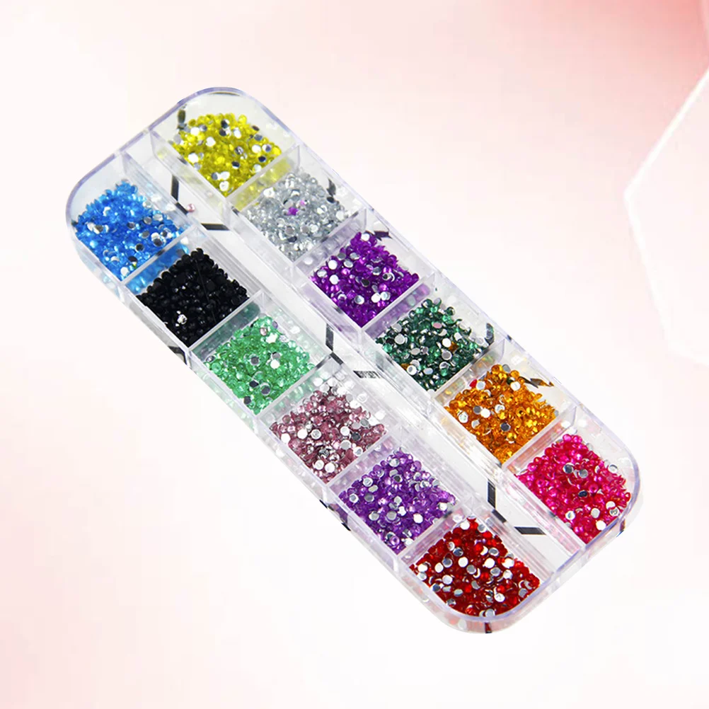 

Nail Decoration Colorful Glitter Sticker Manicure DIY Rhinestone Appliques Embellishments