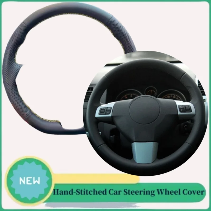 

DIY Abrasion-resistant Breathable Microfiber Leather Steering Wheel Cover For Opel Astra Borant 2006 2007 2008 Auto Interior