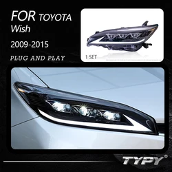 TYPY Car Headlights For Toyota Wish 2009-2015 LED Car Lamps Daytime Running Lights Dynamic Turn Signals Car Accessories