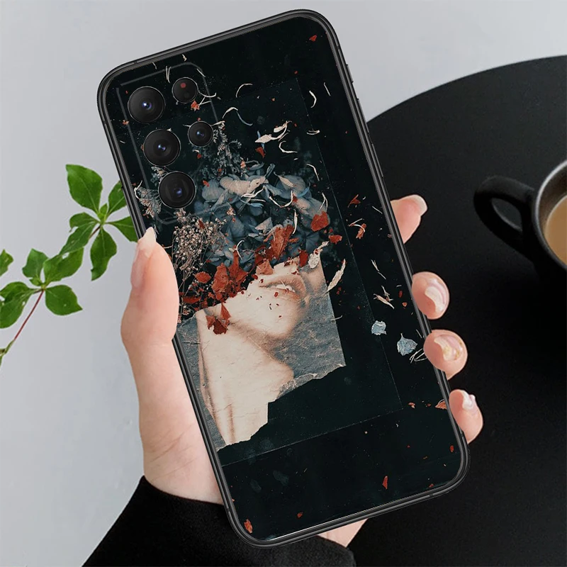 Man Art Artwork Phone Case For Samsung A35 A55 A54 A15 A25 A05s A05 A22 A24 A52 A33 A34 M34 M14 M54 M23