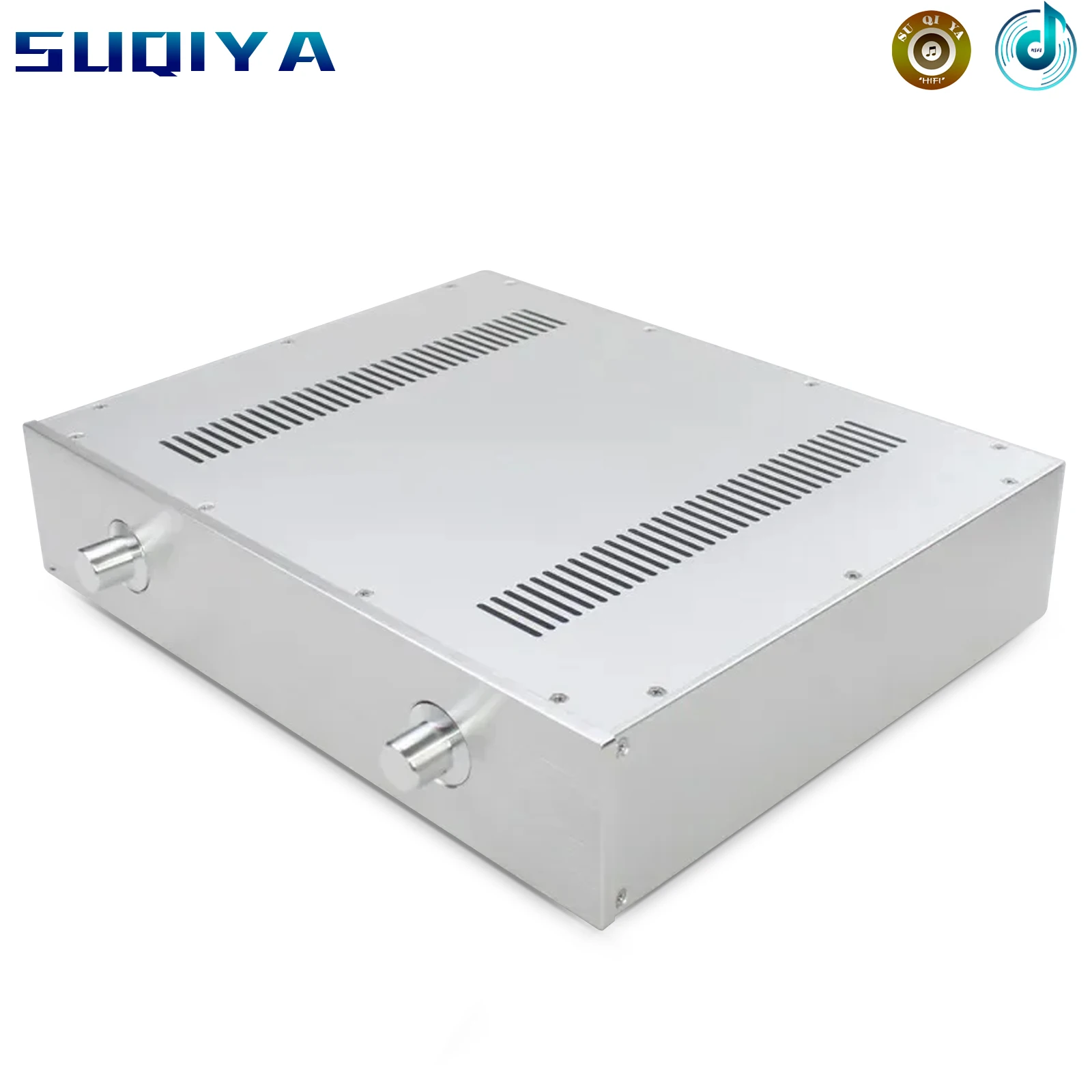 

DIY case size:430*92*343mm WA59 Silver Full aluminum amplifier chassis/Pure stage/Tube amp amplifier/AMP Enclosure/case/DIY box