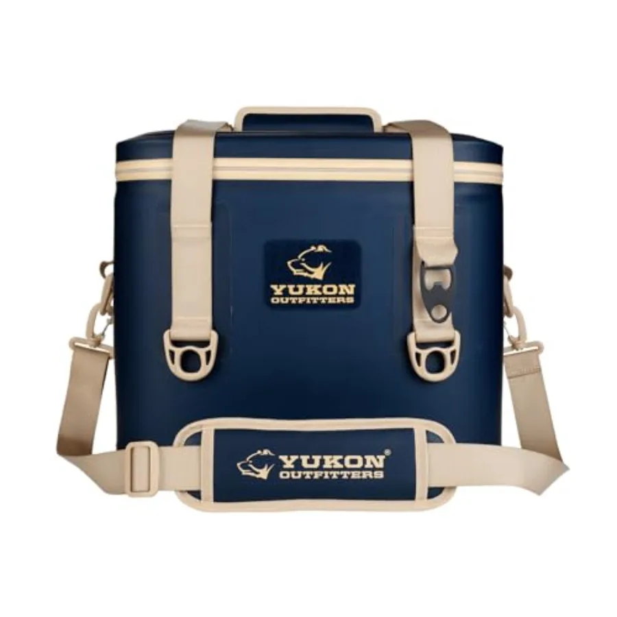 

30 Can Tech Cooler Bag 54-Liter Durable TRU Welded Leakproof Insulated Outdoor Camping Boating Meal Drink Lunchbox w/Airtight Z