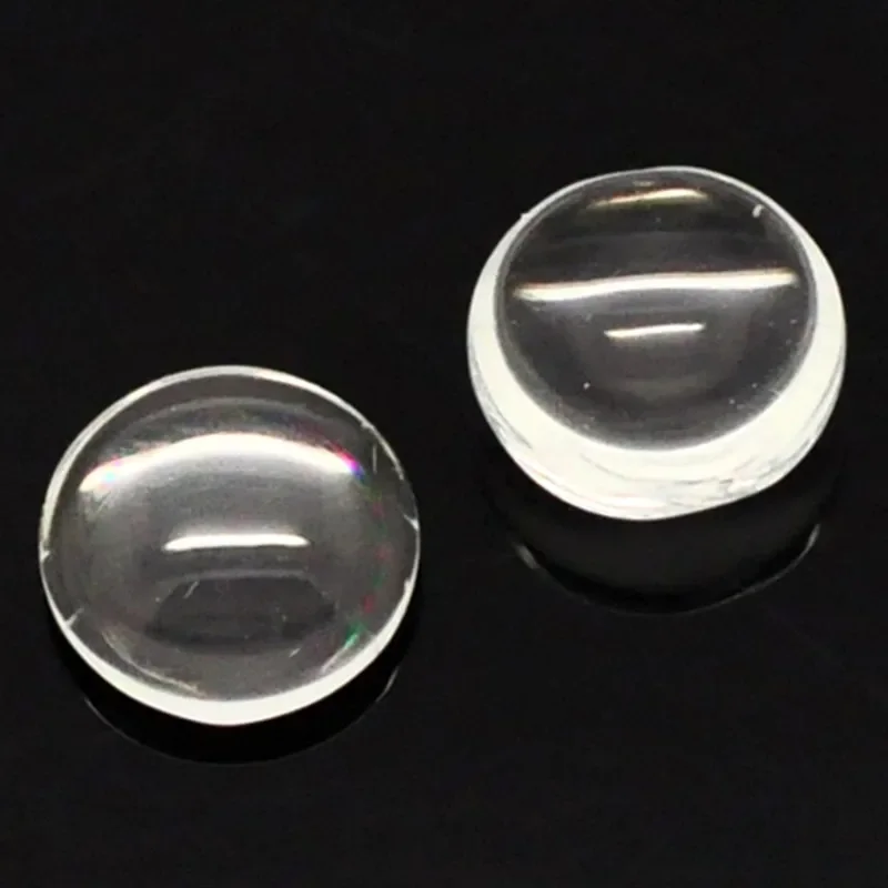 300Pcs Transparent Clear Round Glass Dome Seals Cabochon Fashion Jewelry DIY Finding 8mm(3/8