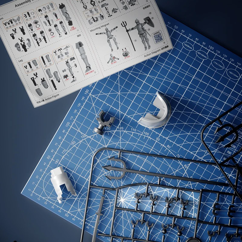 Factice de chevalier mobile multi-articulation, imprimé en 3D, bouclier de casque du moyen âge, Robot Shapeshift, 13 figurines d'action, jouets, ornement