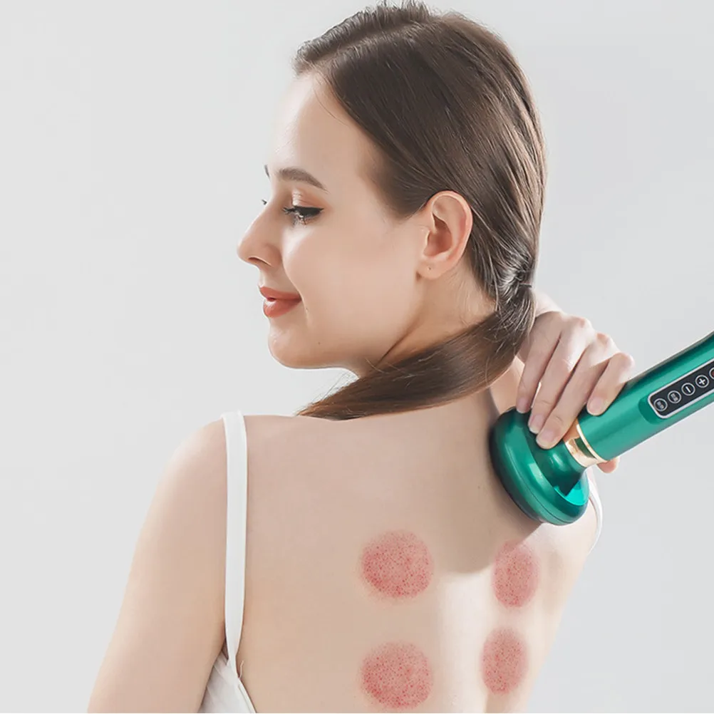 

Rechargeable Red Light Scraping Device Electric Cupping Therapy Instrument for Body Massager Lymphatic Drainage and Muscle