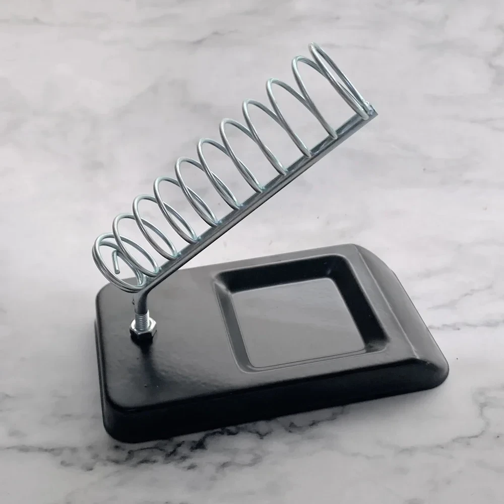 NICEYARD Electric Soldering Iron Stand Holder with Welding Cleaning Sponge Pads Generic High Temperature Resistance