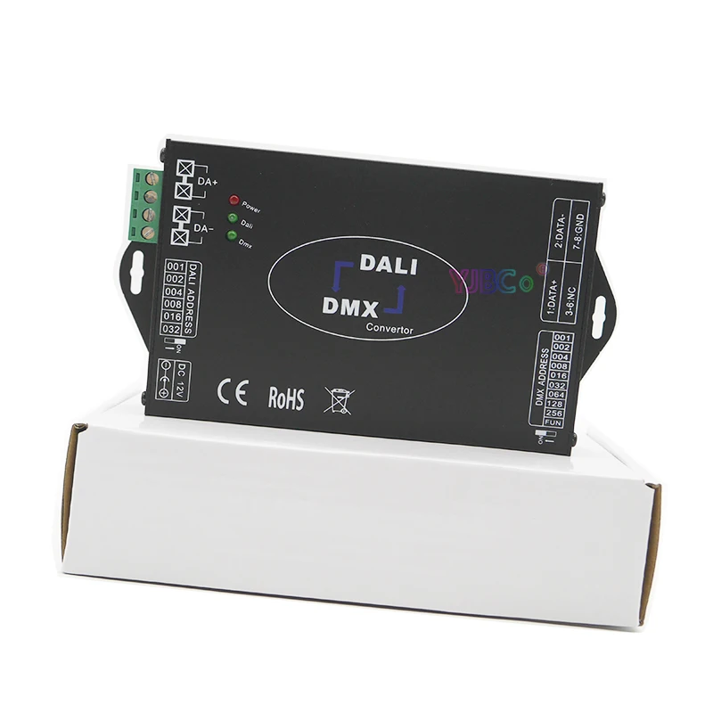 DC 12V 24V LED DALI to DMX512/DMX to DALI signal Dimming signal conversion Controller DALI DMX512 Signal converter