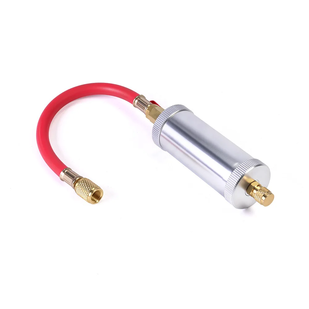 Refrigerated Oil Filling Cylinder, Filling Device, Automotive Air Conditioner Fluoride Tool
