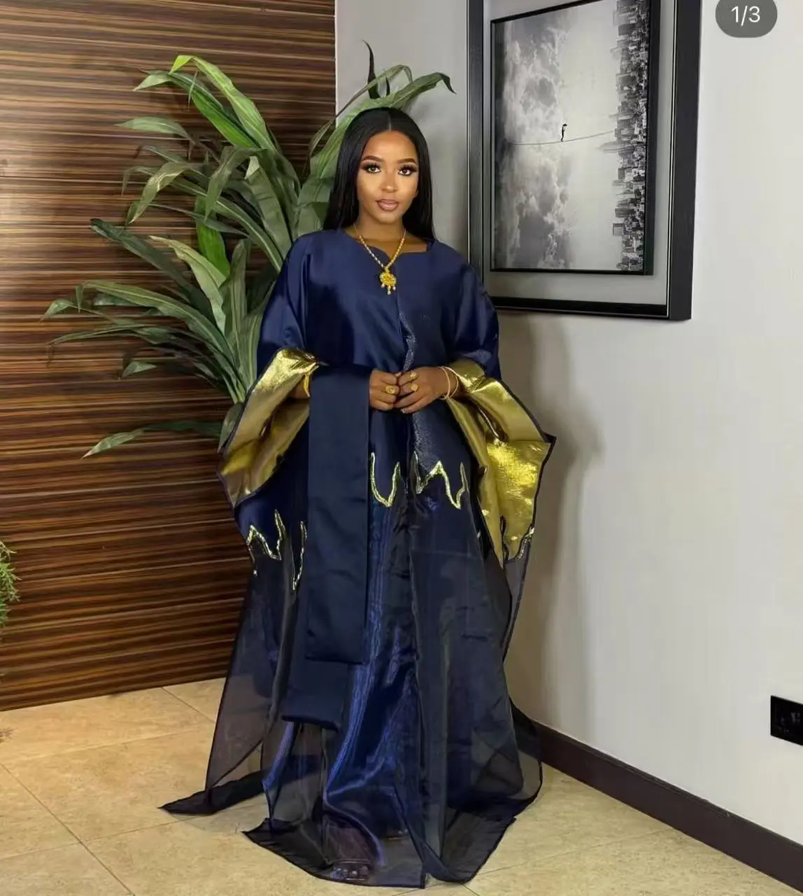 

Роскошное африканское платье Пара с кружевным нижним бельем Вечерние платья Платье из двух частей Бальные платья