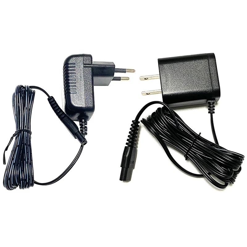 【2-Prong Charger EU US Plug Power Adapter For Andis 17170 17205 Electric Shaver Trimmer Accessaries】