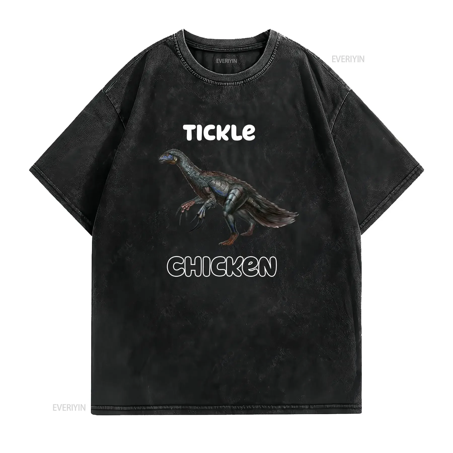 تي شيرت Ark Survival Evolved Ascended Therizinosaurus تي شيرت Rex Dino مغسول ريترو 2000s Nature Dad s عتيق جرافيك مغسول قليلاً