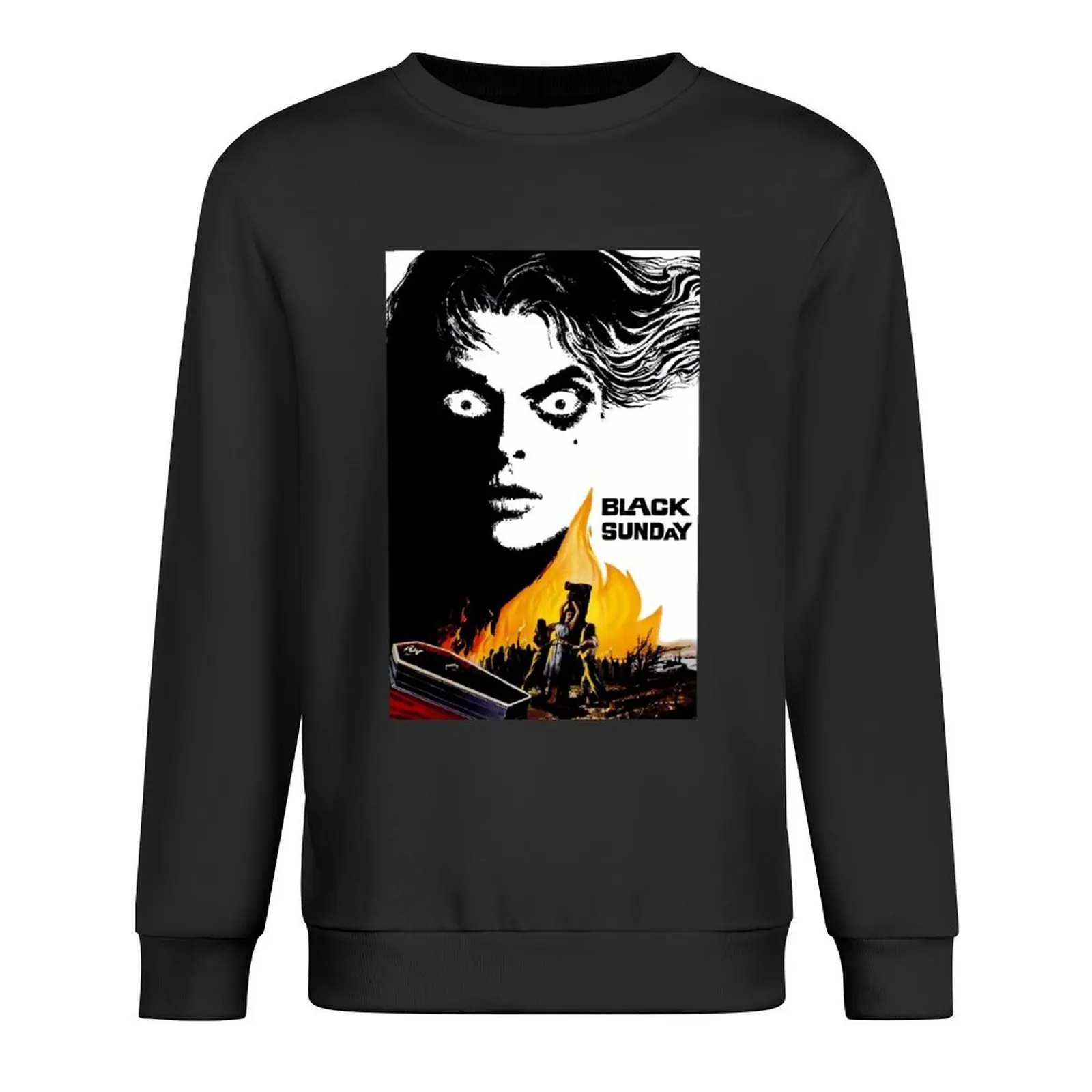 

Black Sunday Pullover mens designer clothes korean style clothes men clothing japanese style men's sweatshirts