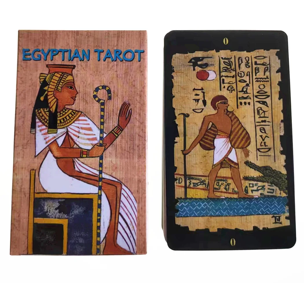 Egyptian Tarot Card Prophecy Fate Divination Deck Family Party Board Game Beginners Cards Fortune Telling Game