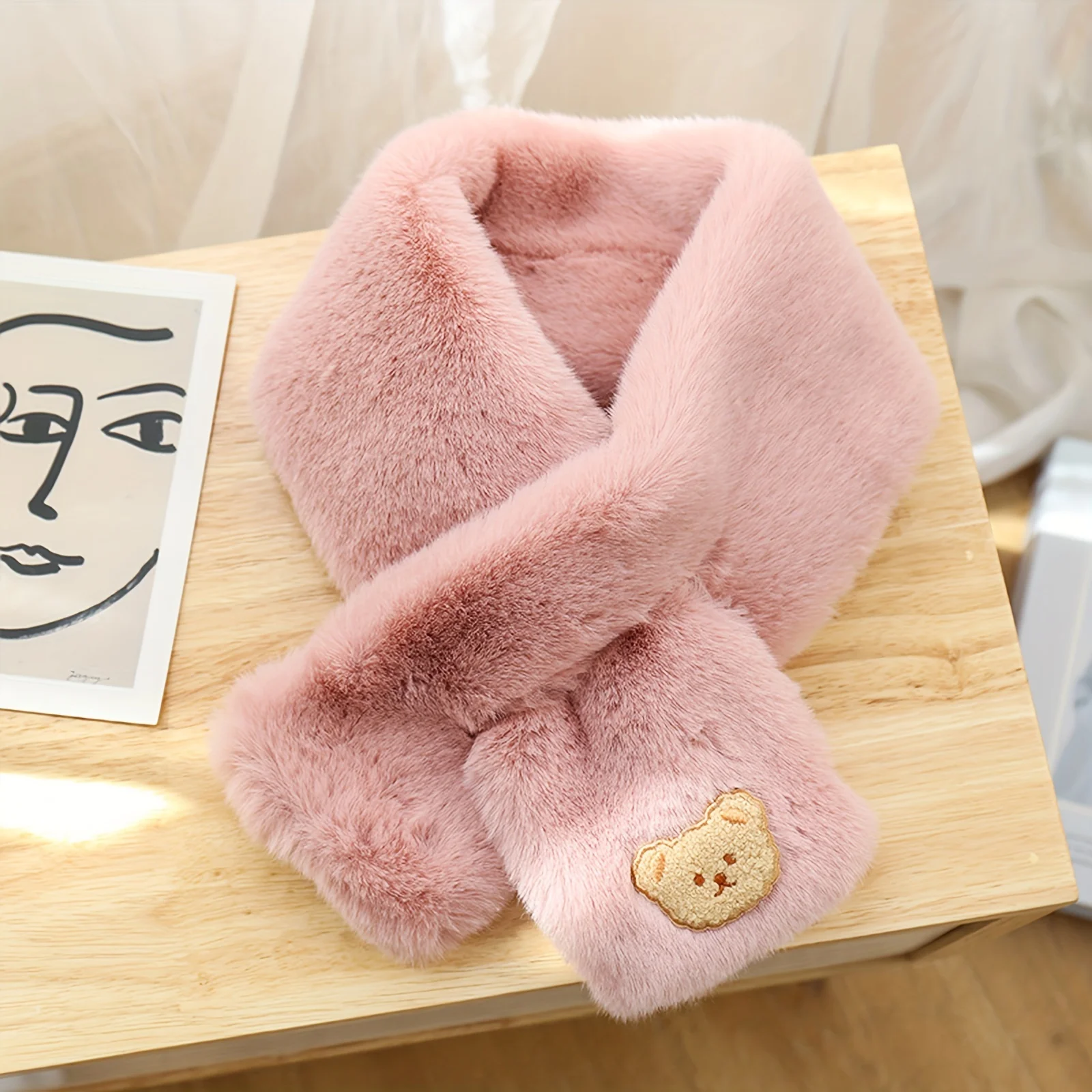 여성용 양털 안감 따뜻한 스카프 & 넥워머 - 방풍 겨 - Travel Accessories Useful 리뷰 및 가격