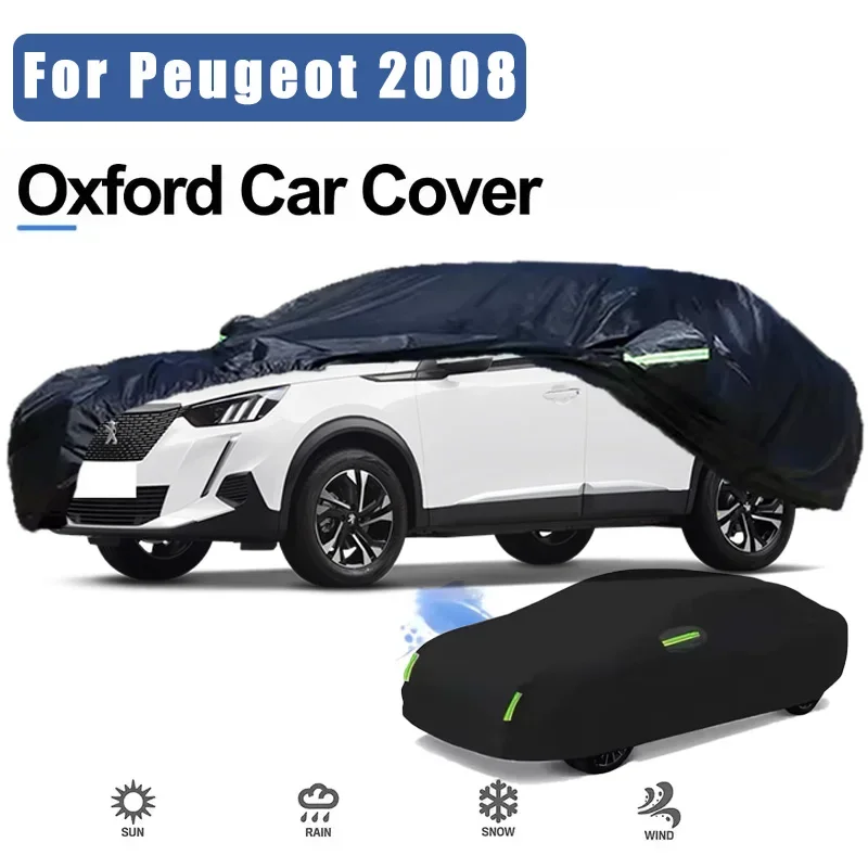 

Custom Fit Car Cover - For Peugeot 2008 Anti-scratch Dustproof UV Resistant All Weather Protection Car Accessories