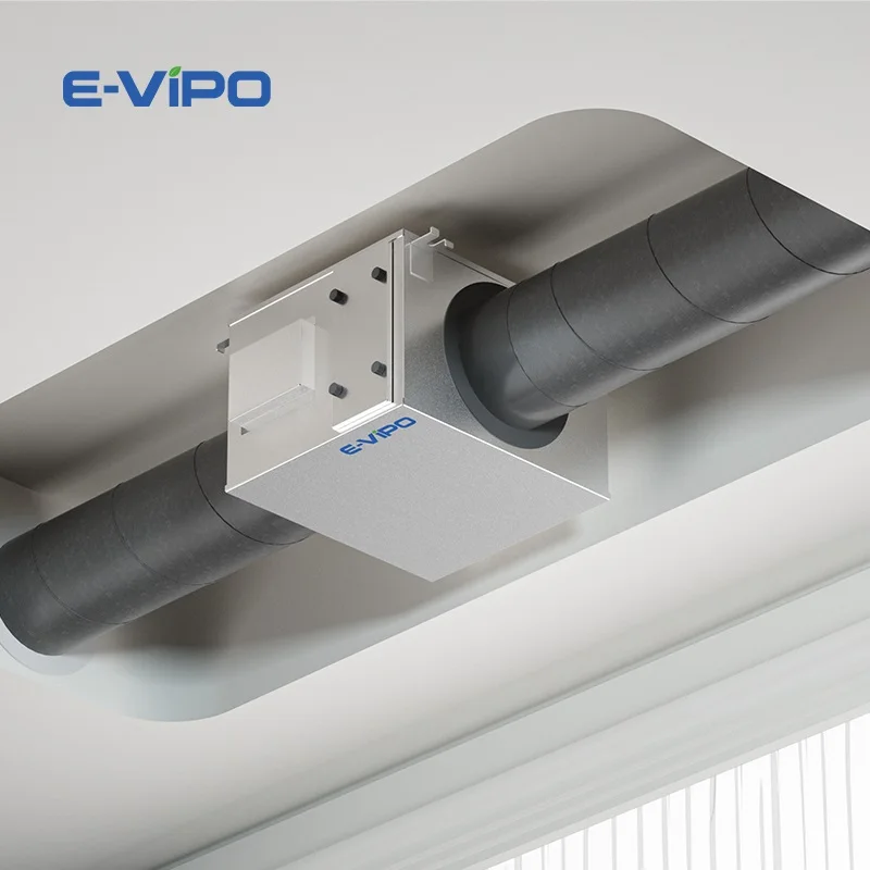 

VMC Single Airflow Negative Pressure Energy Saving HEPA Efficiency Filtration Rectangle Flexible Vent Air Purifier