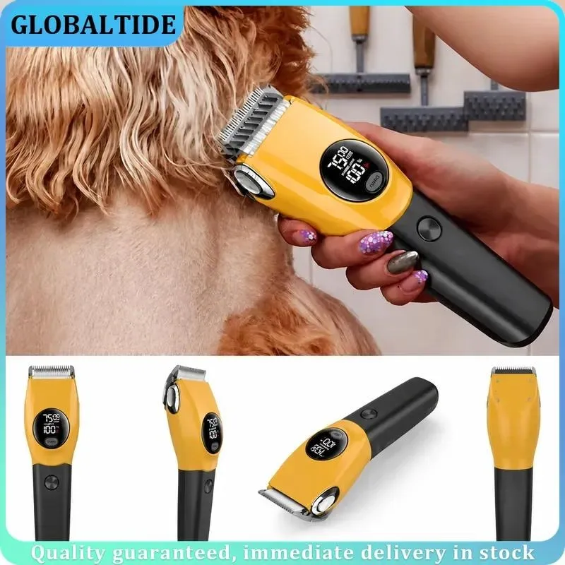 Professional Dog Clipper Pet Hair Trimmer Cat Shaver Animal Foot Grooming Kit Rechargeable Low Noise Hair Cutting Machine