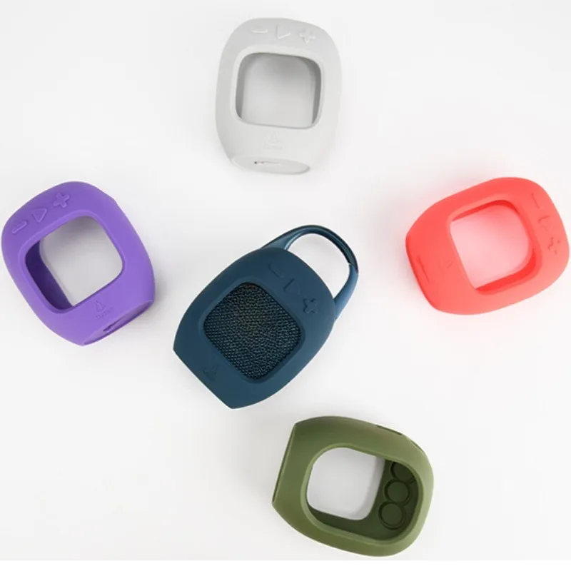 Силиконовый чехол для JBL Clip 5, защитный чехол для переноски, противоударный чехол для переноски динамика, пылезащитный чехол с защитой от падения