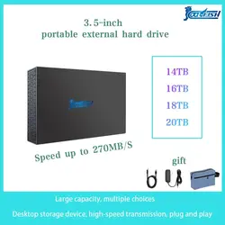 CoolFish External Hard Disk Hdd14TB 16TB 18TB 20TB External Disk 3.5Inch High-capacity External Hard Drive Free Shipping