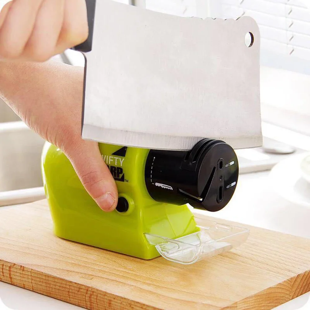 Kitchen Electric Knife Sharpener Multifunctional Knives Scissors Sharpener Motorized High-Speed Sharpening Sistem Rotating Tools