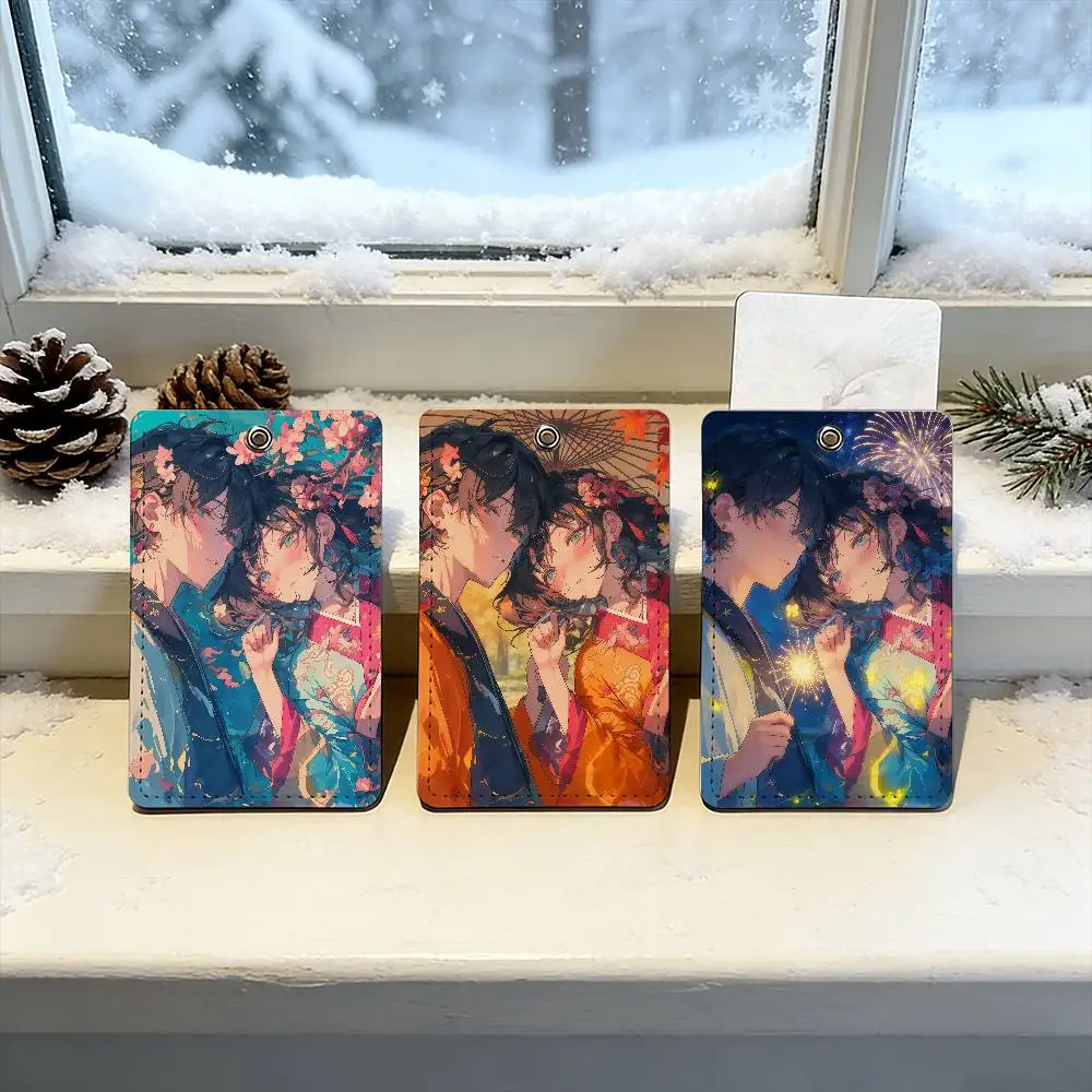 

Аниме для мужчин и женщин автобусный дом карта доступа защитный чехол школьный прямоугольный брелок из искусственной кожи ID бестселлеры