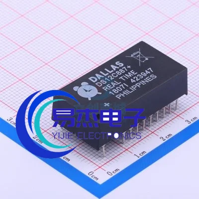 1pcs/lot DS12C887A DS12C887+ DS12C887A+ DIP-18 DIP-19 DIP-24 In Stock