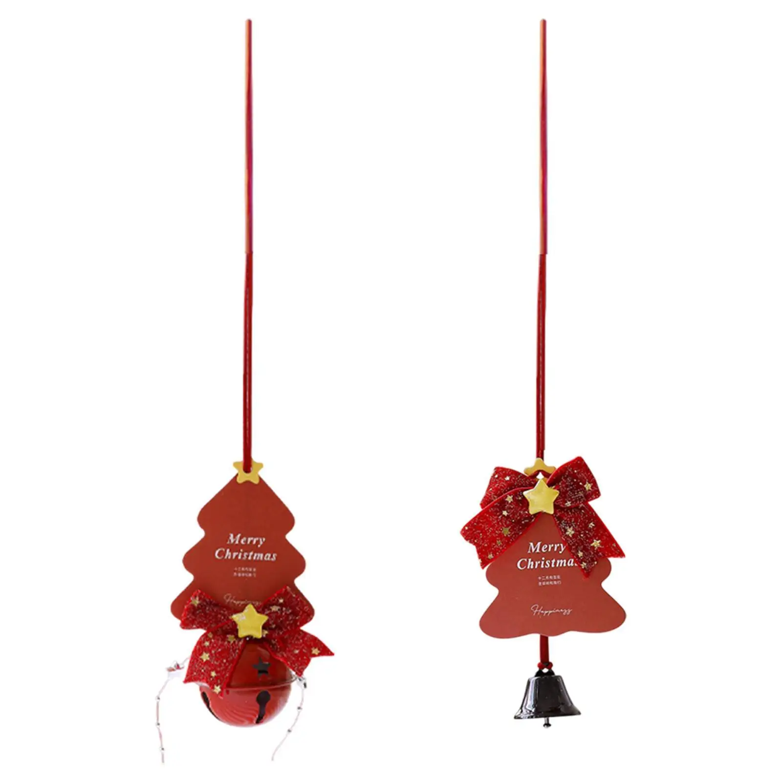 Christmas Bell Xmas Tree Decor Holiday Bell Charm Unique Christmas Tree Hanging Decoration for Indoor Festival Wall Fireplace