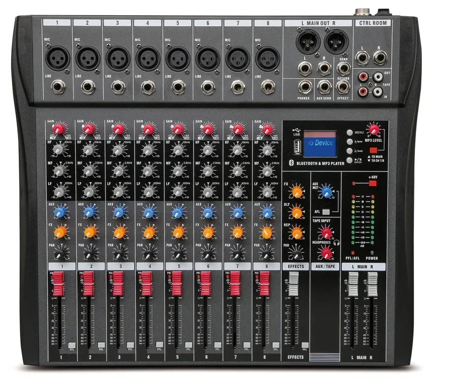 High Fidelity with Effector Can Connect USB and Mobile Professional Performance Grade Mixer for Home 16CH DJ 3years