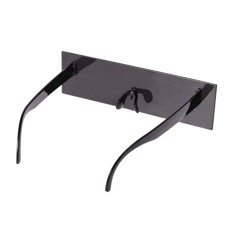 1 قطعة نظارات يتوهم جديدة فوتوبوث الدعائم رقابة العين السوداء المغطاة بار النظارات الشمسية الإنترنت لزي حفلة عيد الميلاد تأثيري
