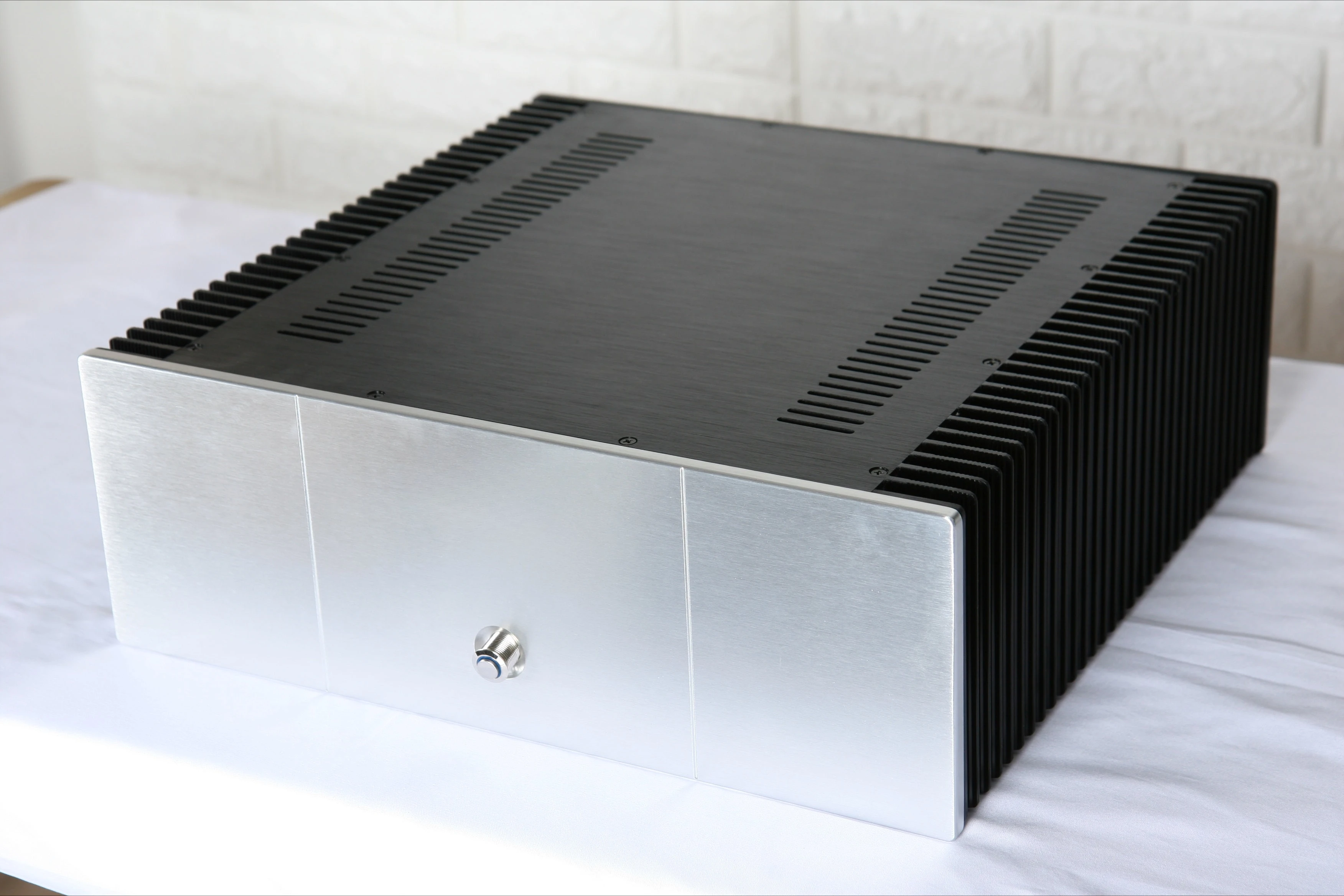 W430 H150 D411 DIY Brushed Anodized Aluminum Power Amplifier Supply Chassis Earphone Music Box Preamp PSU DAC Decoder Shell