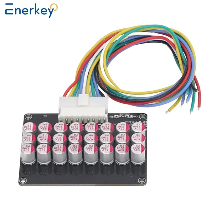 Enerkey Lifepo4 Active Equalizer Balancer 5A 3S 4S 5S 6S 7S 8S 10S 12S 14S 16S 17S 21S Lipo/Lifepo4/LTO Battery Energy Capacitor